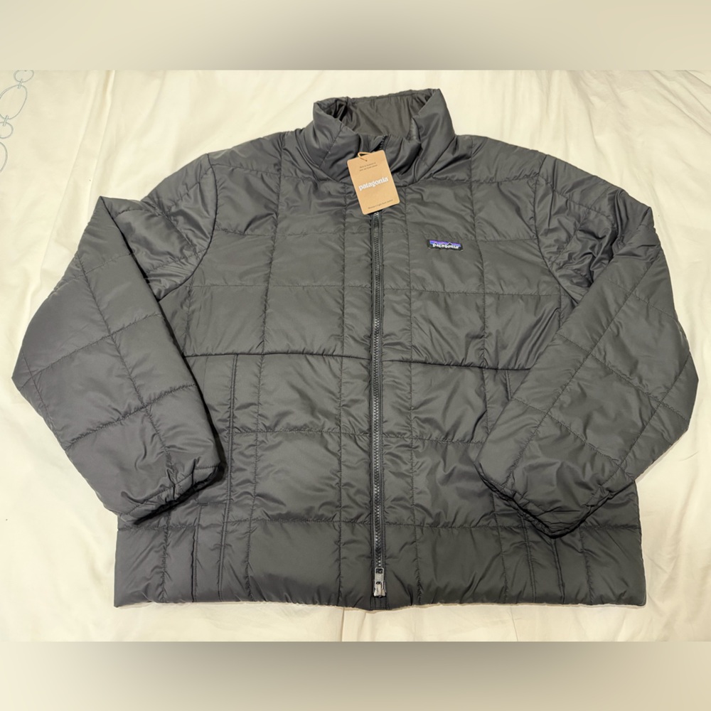 New Patagonia Light Gust Insulated Jacket Black Women's Large L $239 MSRP